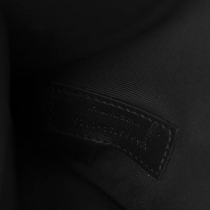 Saint Laurent Patent Calfskin Monogram Uptown Clutch Black 7 of 8