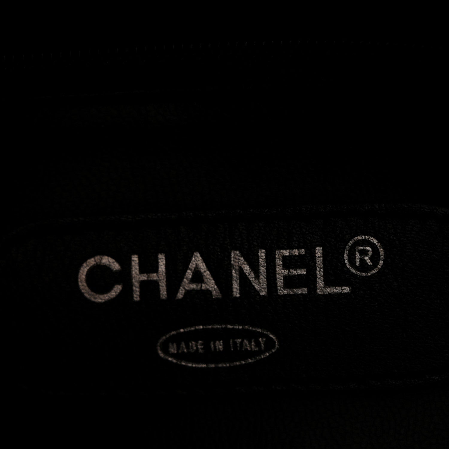 Chanel Calfskin Stitched Duffle Travel Bag Black 6 of 12