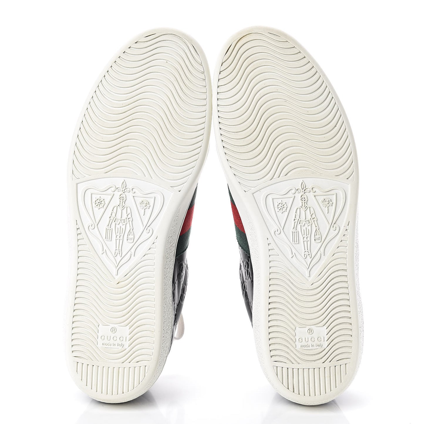 Guccissima Signature Web Mens Ace Sneakers 9 Black
