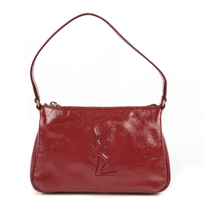 Saint Laurent Textured Patent Calfskin Mini Shoulder Bag Red 1 of 9