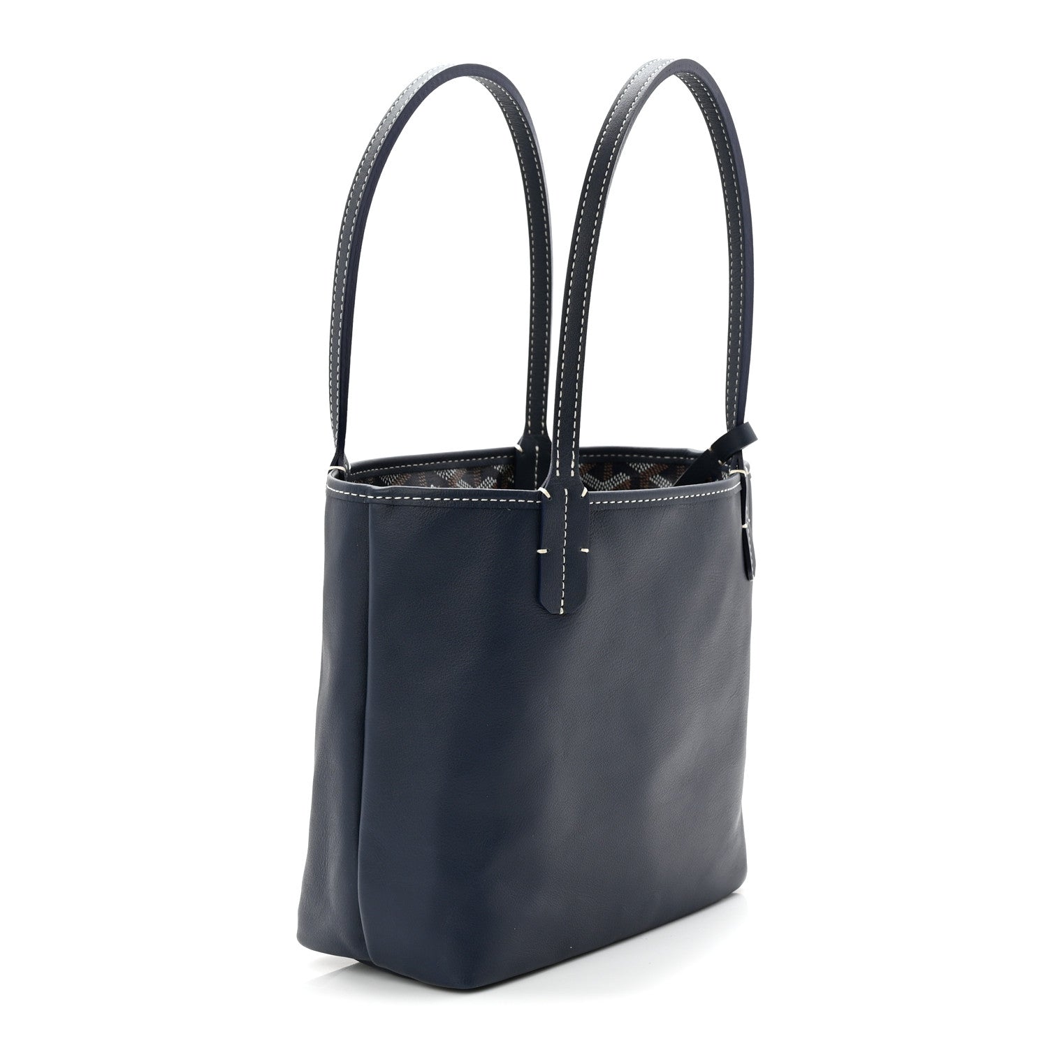 Goyard Goyardine Reversible Mini Anjou Navy 6 of 18