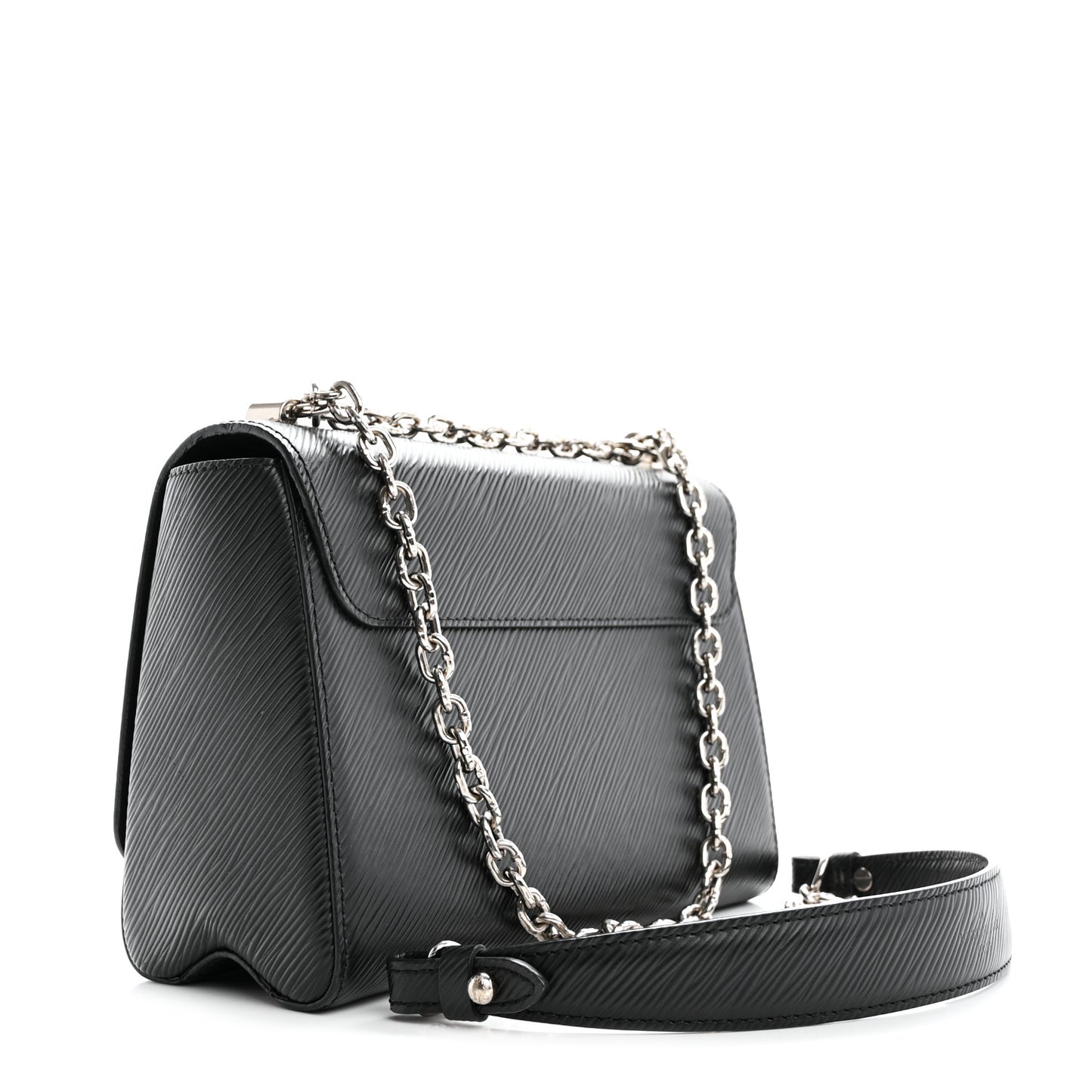 Lambskin CC Drawstring Bag Black