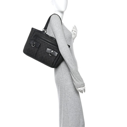 Gucci Monogram Abbey D Ring Tote Black 2 of 13