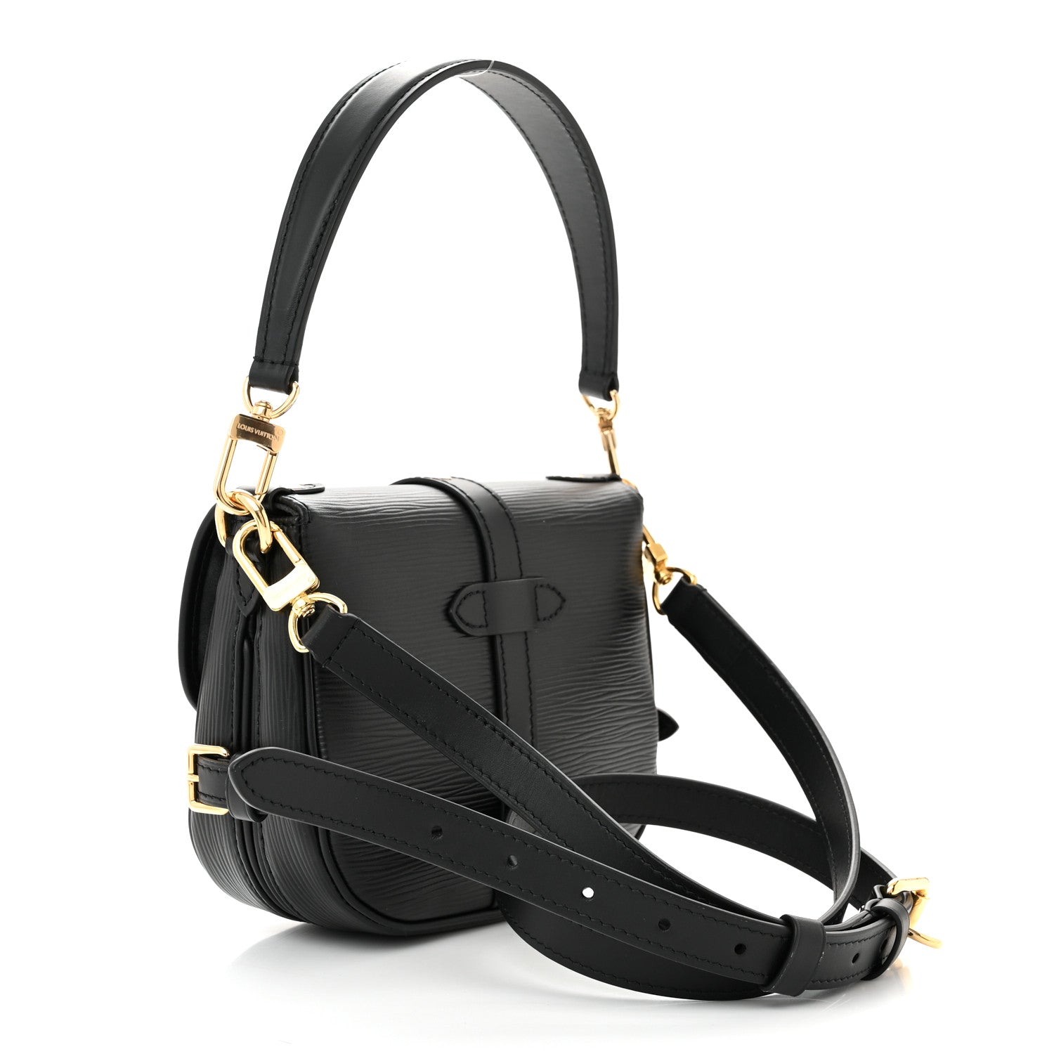Louis Vuitton Epi Saumur BB Black 3 of 10