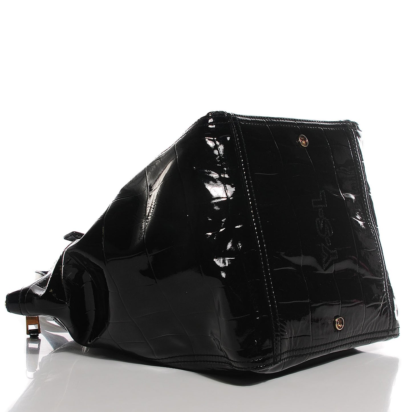 Patent Large Downtown Tote Black