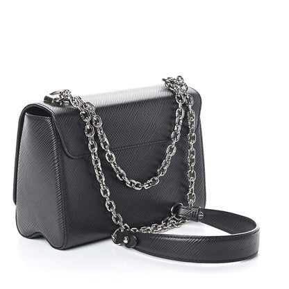Louis Vuitton Epi Twist Shoulder Bag MM Black 3 of 9