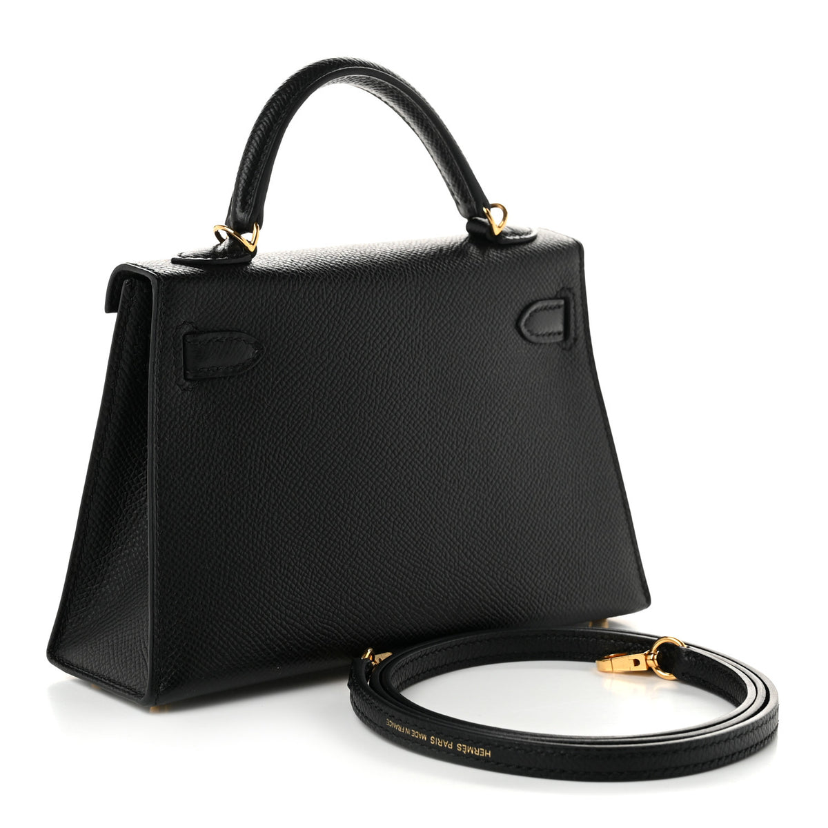 Hermes Epsom Mini Kelly Sellier 20 Black 3 of 11