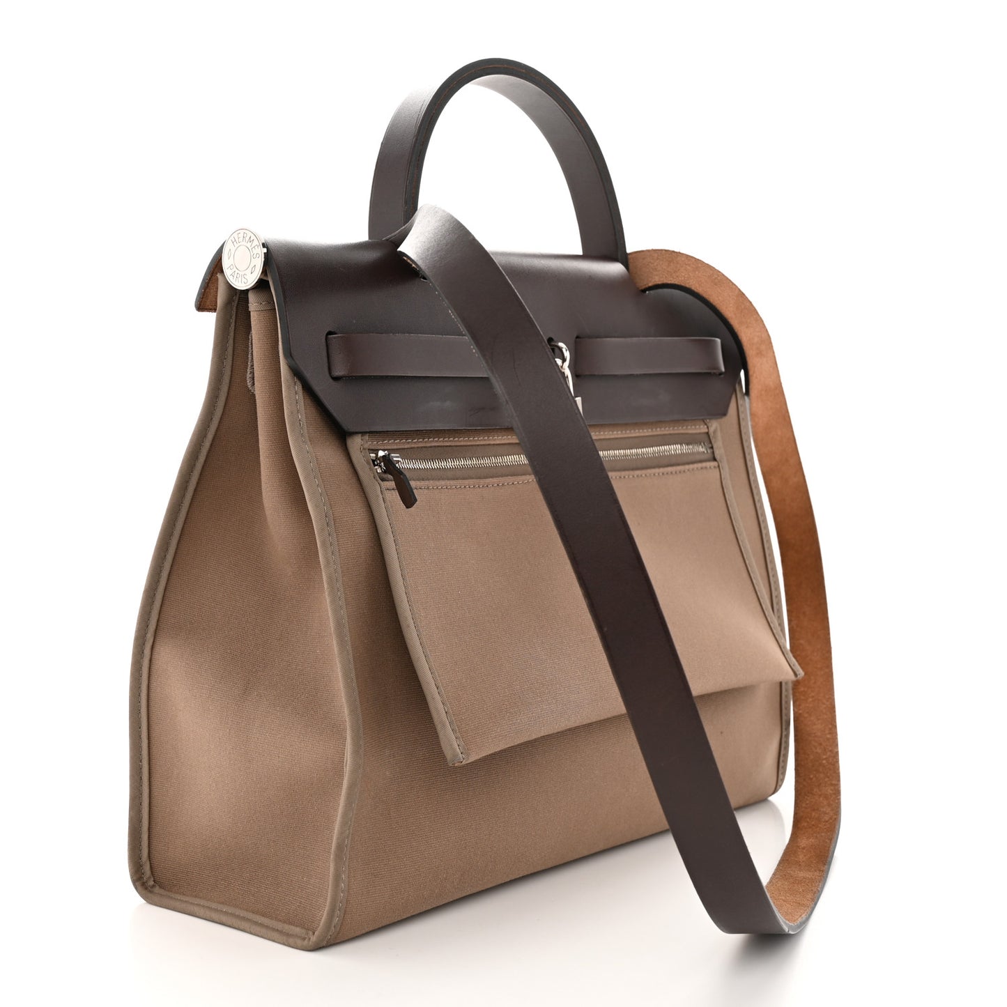 Vache Hunter Toile Herbag Zip 31 PM Etoupe Ebene