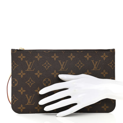 Louis Vuitton Monogram Neverfull MM GM Pochette 2 of 6