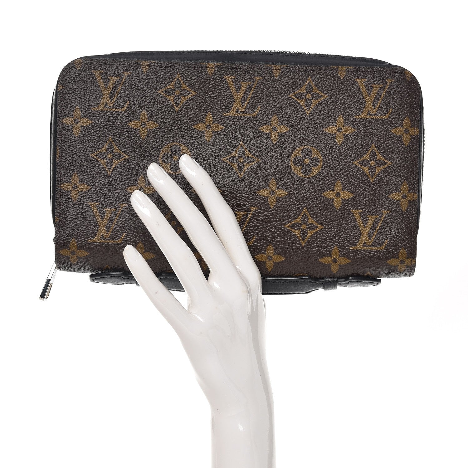 Louis Vuitton Monogram Macassar Zippy XL Wallet 2 of 7