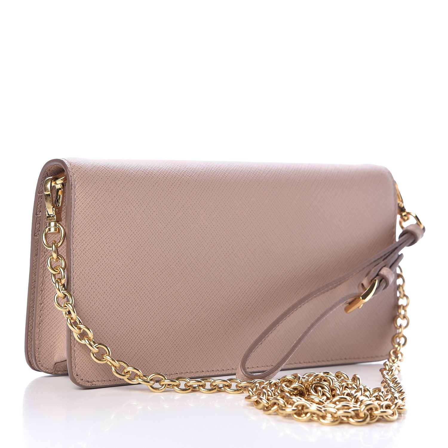 Prada Saffiano Metal Mini Crossbody Bag Cipria 3 of 9