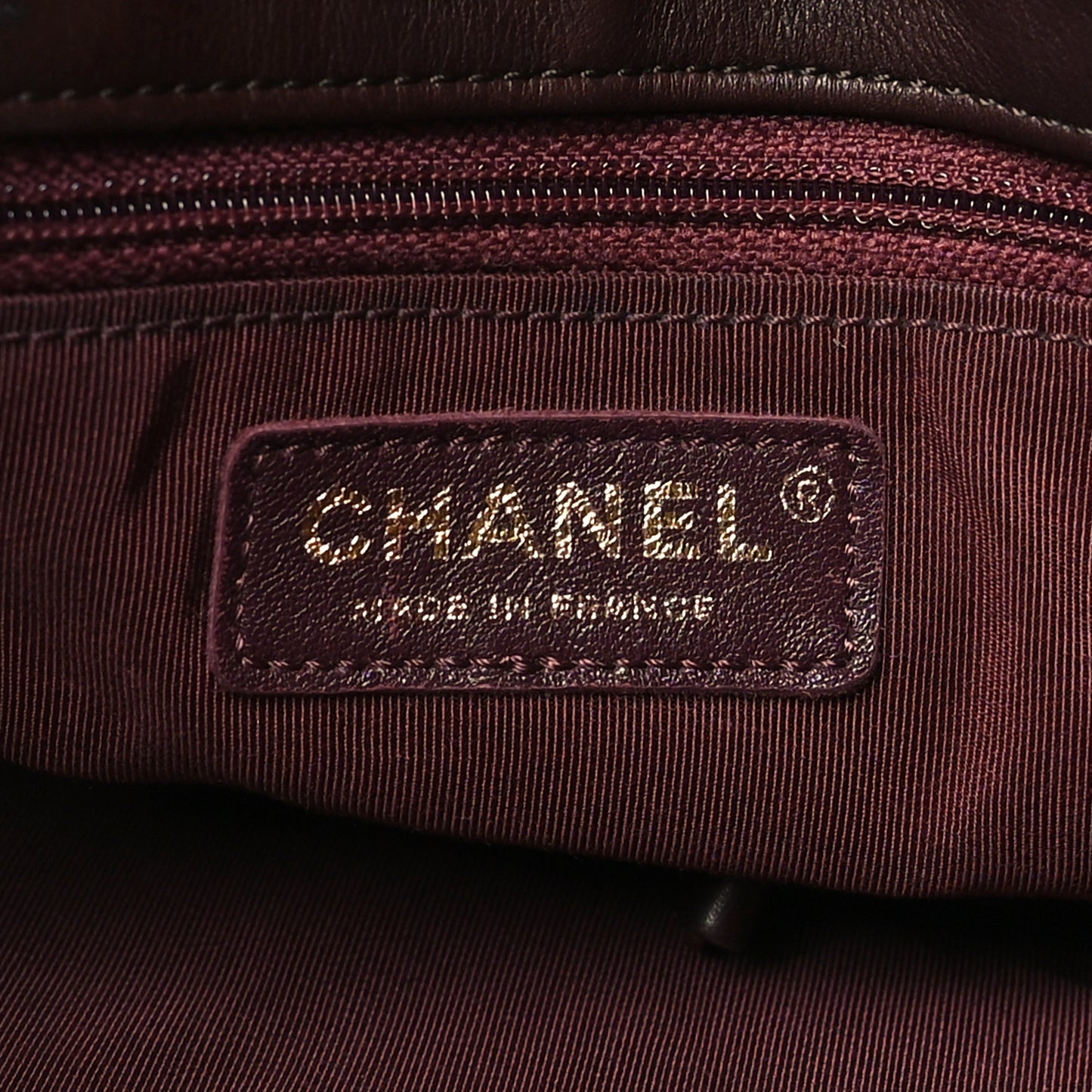 Calfskin Quilted Small On My Shoulder Drawstring Bag Brown