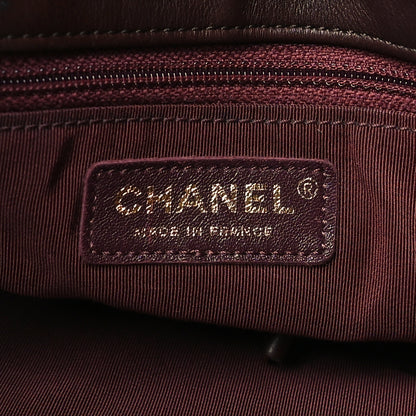 Chanel Calfskin Quilted Small On My Shoulder Drawstring Bag Brown 6 of 12