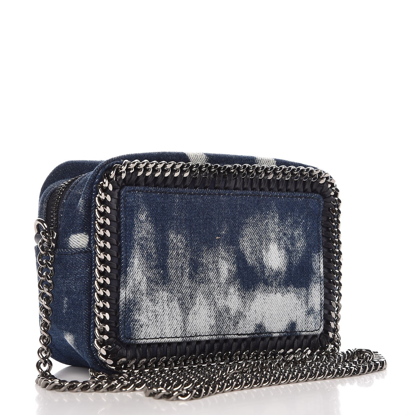 Denim Love Falabella Crossbody Camera Bag Blue