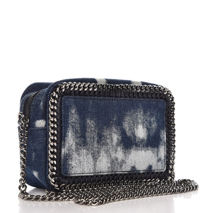 Stella McCartney Denim Love Falabella Crossbody Camera Bag Blue 3 of 7