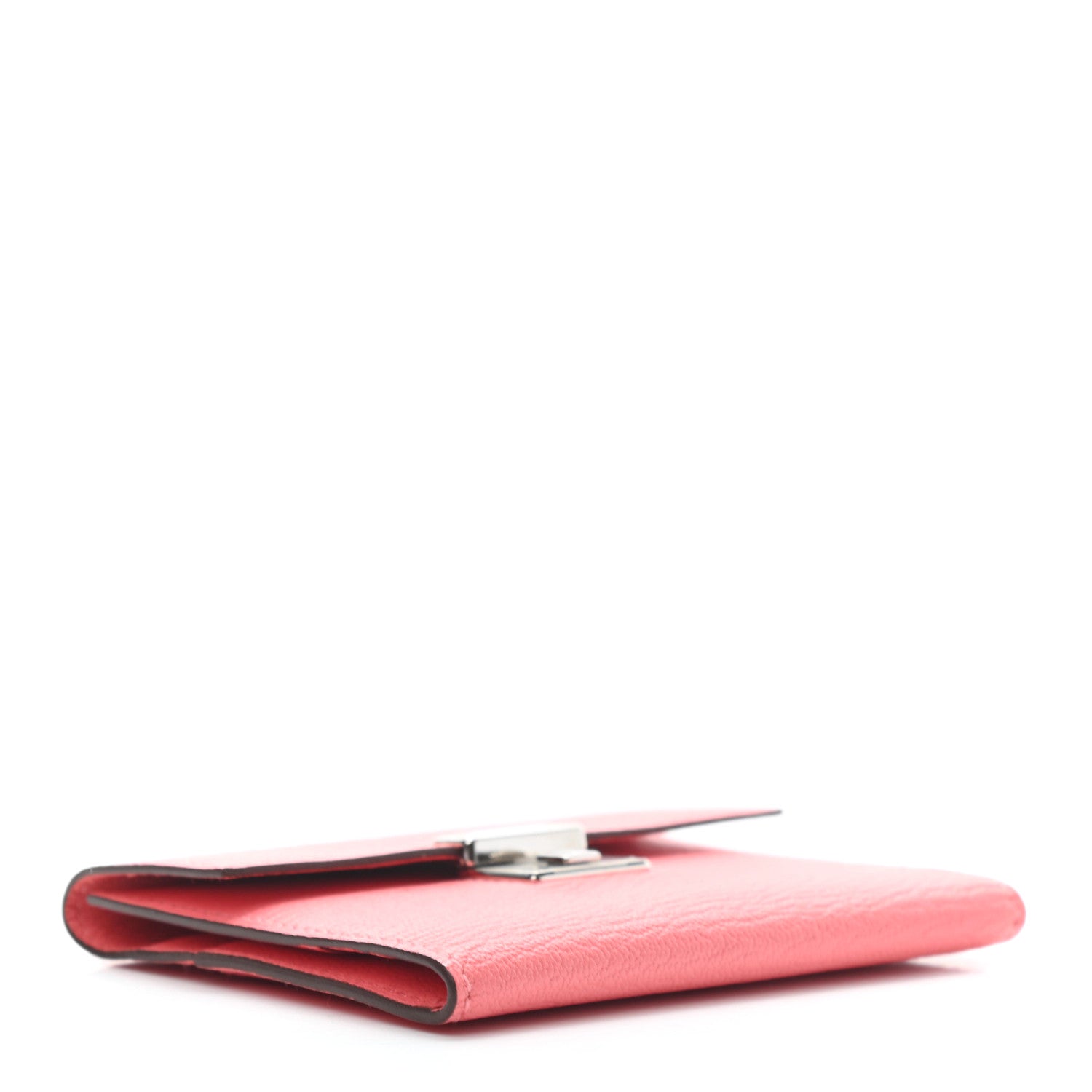 Hermes Chevre Mysore Mini Clic Card Holder Rose D'Ete 4 of 6