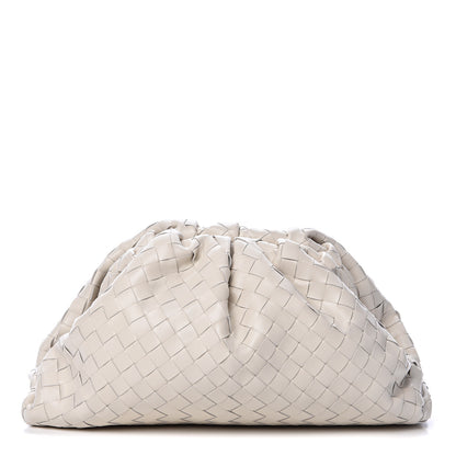 Bottega Veneta Nappa Maxi Intreccio The Pouch Oversized Clutch Plaster 1 of 6