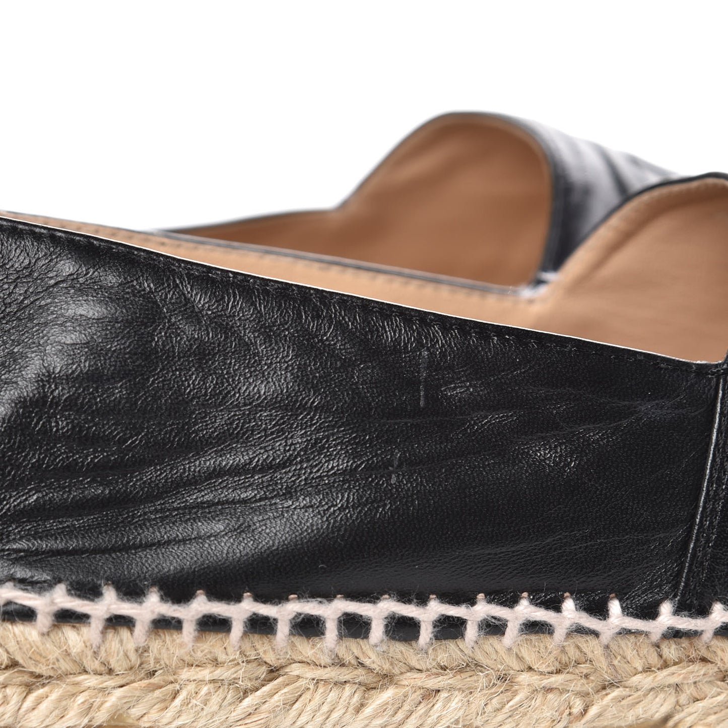 Lambskin CC Espadrilles 39 Black