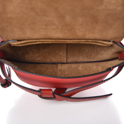 Loewe Grained Calfskin Mini Gate Crossbody Bag Scarlet Burnt Red 5 of 6