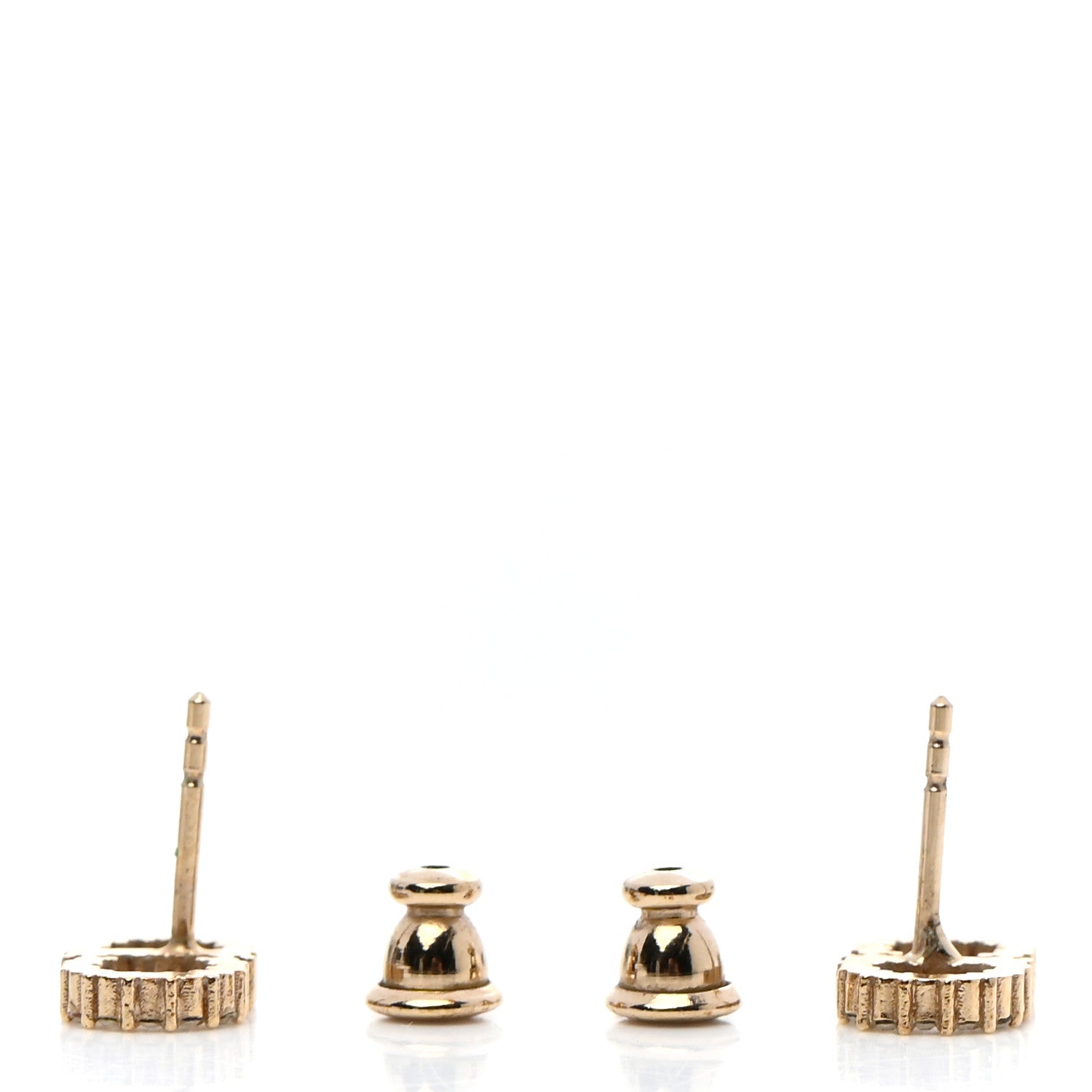 Christian Dior Crystal Clair D Lune Earrings Gold 3 of 4