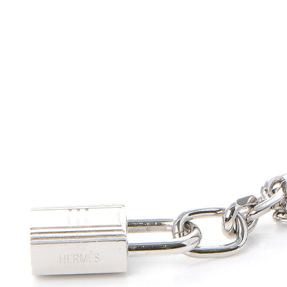 Hermes Palladium Breloque Bag Charm Silver 3 of 5