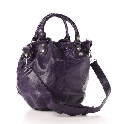 Balenciaga Agneau Giant 21 Gold Hardware Pompon Raisin 4 of 13