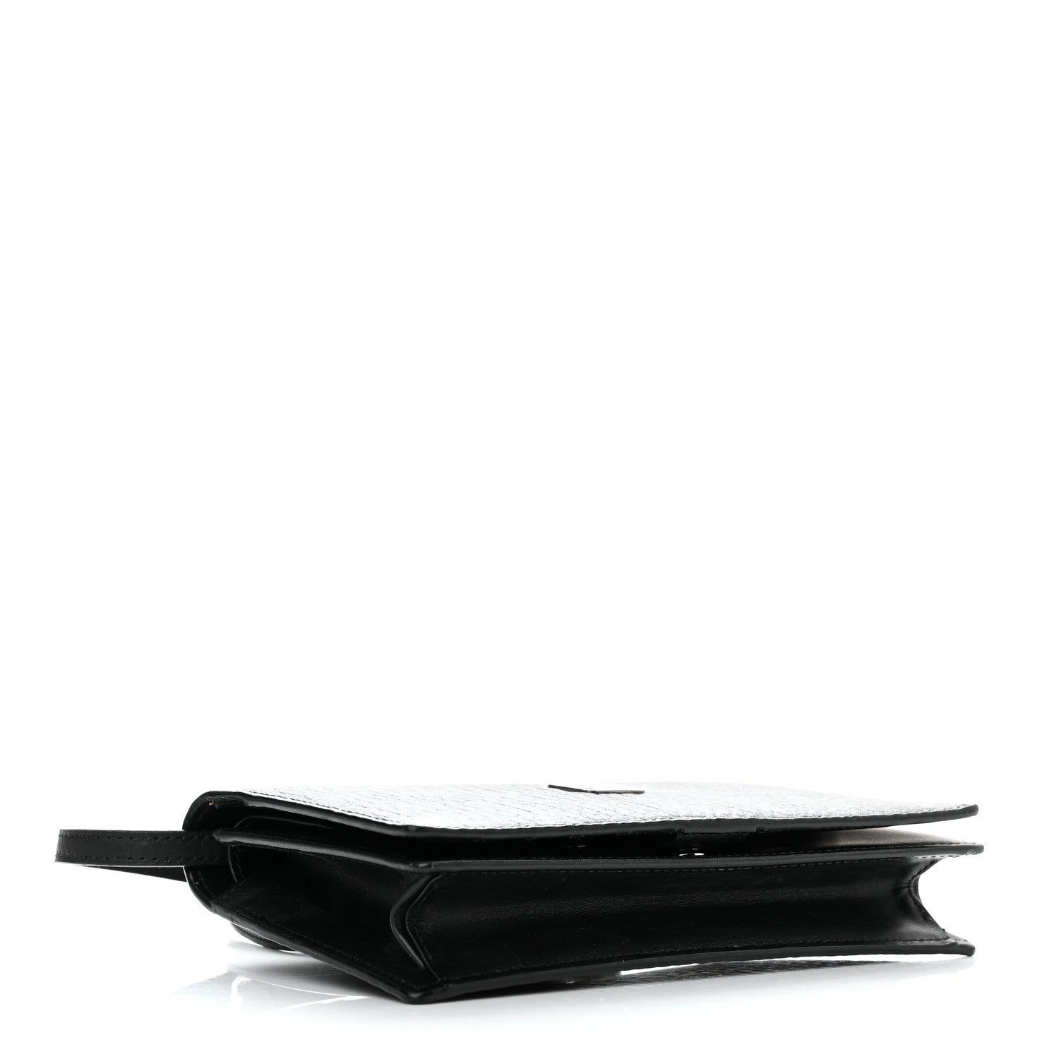 MCM Visetos Chain Wallet Crossbody Black 4 of 17