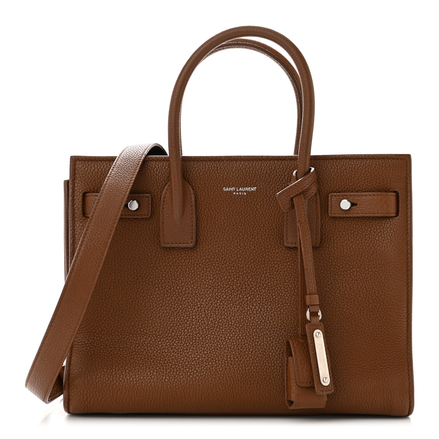 Saint Laurent Grained Calfskin Baby Supple Sac De Jour Camel Brilliant 1 of 15