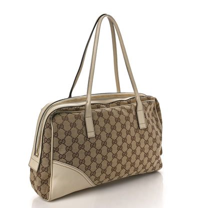 Gucci Monogram Medium New Britt Boston Off White 3 of 12