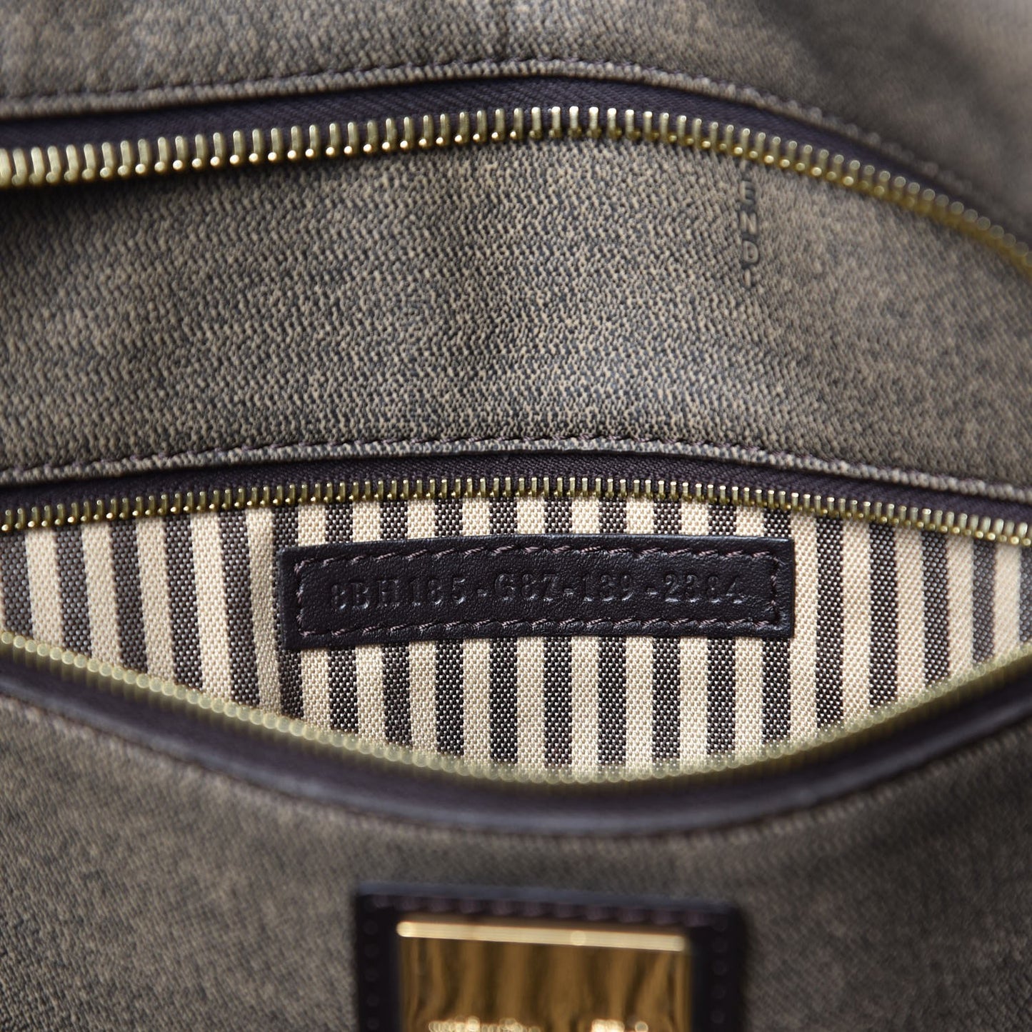 Zucca Spalmati Medium Roll Tote Tobacco Moro