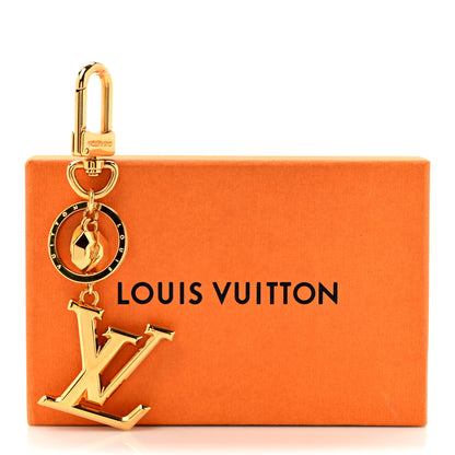 Louis Vuitton LV Facettes Bag Charm Key Holder Gold 5 of 5
