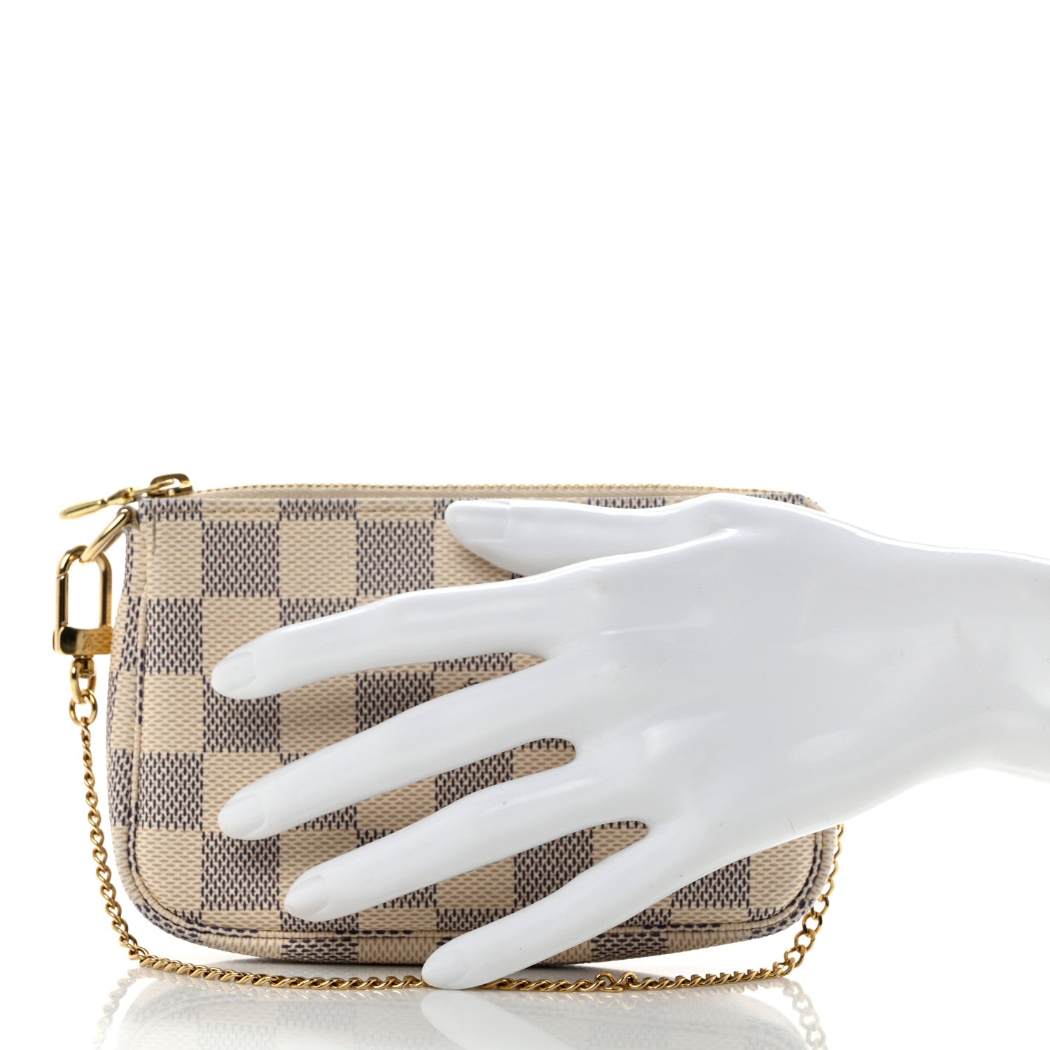 Louis Vuitton Damier Azur Mini Pochette Accessories 2 of 9