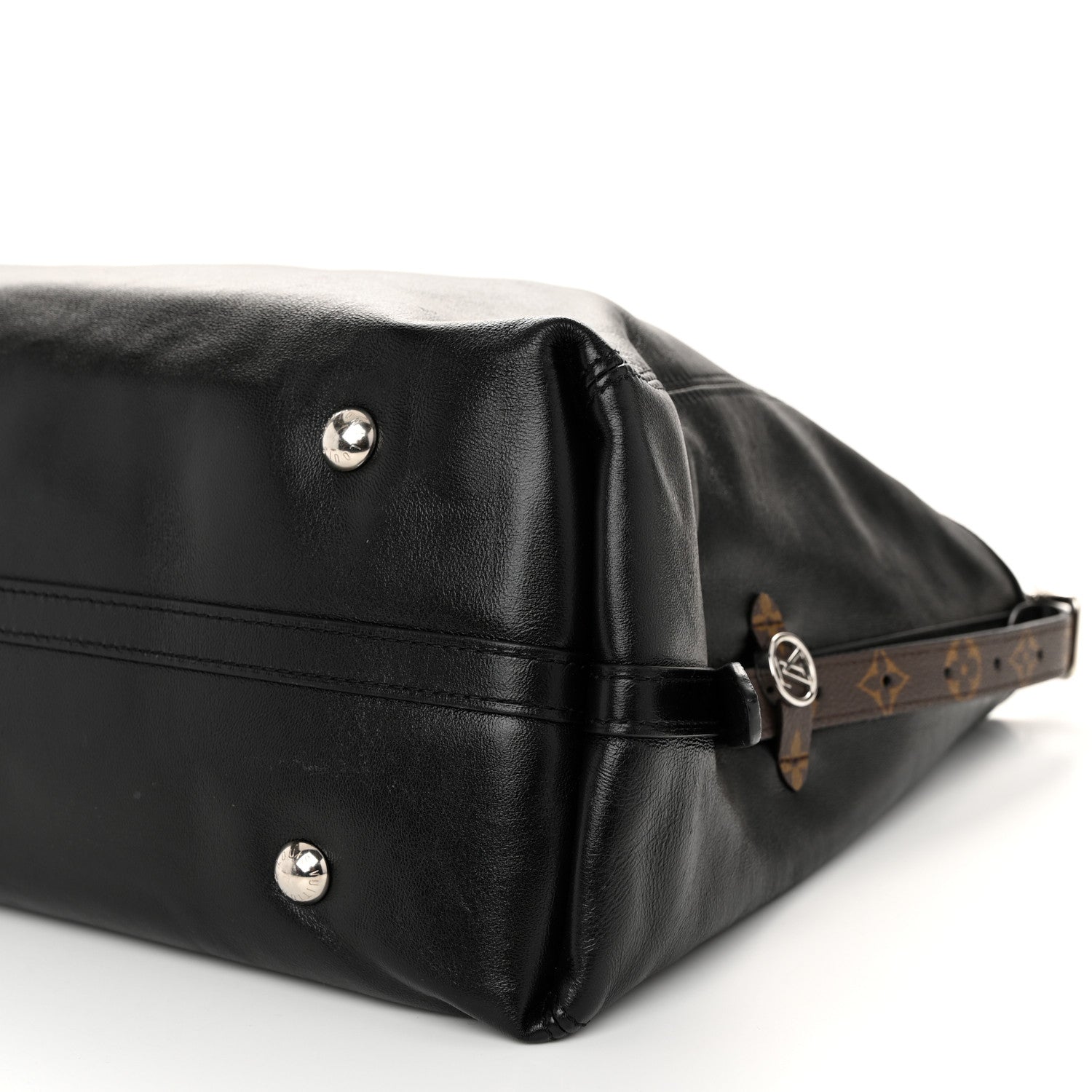 Louis Vuitton Lambskin CarryAll Vibe MM Black 10 of 10