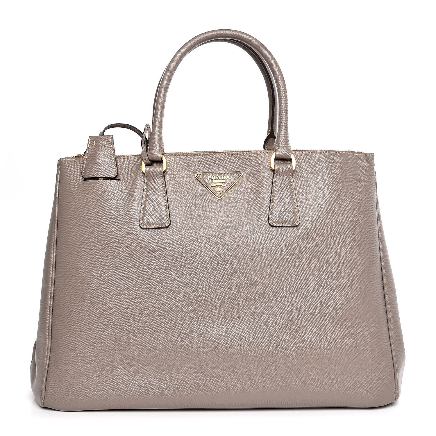 Prada Saffiano Large Galleria Double Zip Tote Argilla 1 of 14