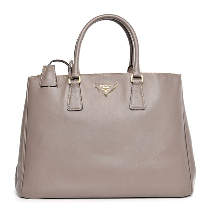 Prada Saffiano Large Galleria Double Zip Tote Argilla 1 of 14