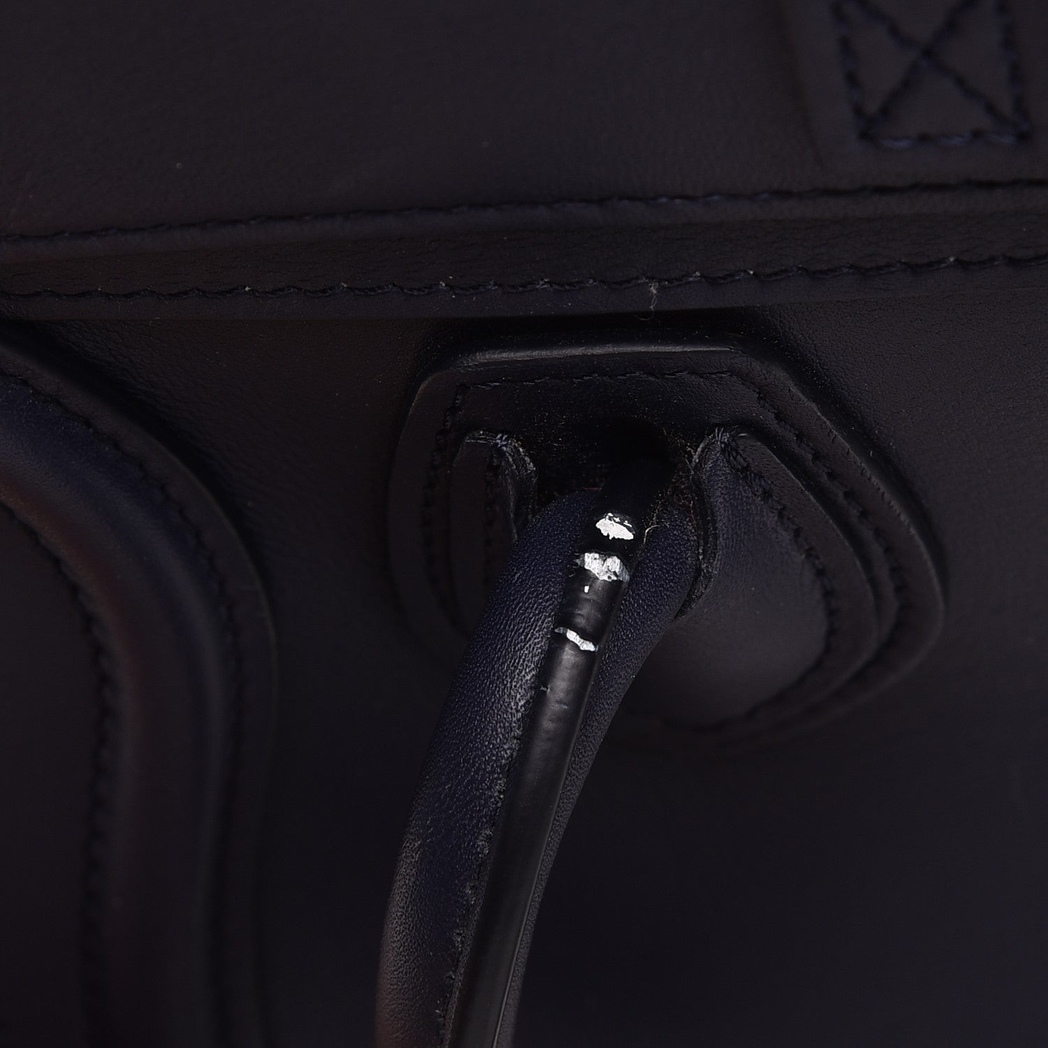Celine Smooth Calfskin Nano Luggage Navy Blue 13 of 14