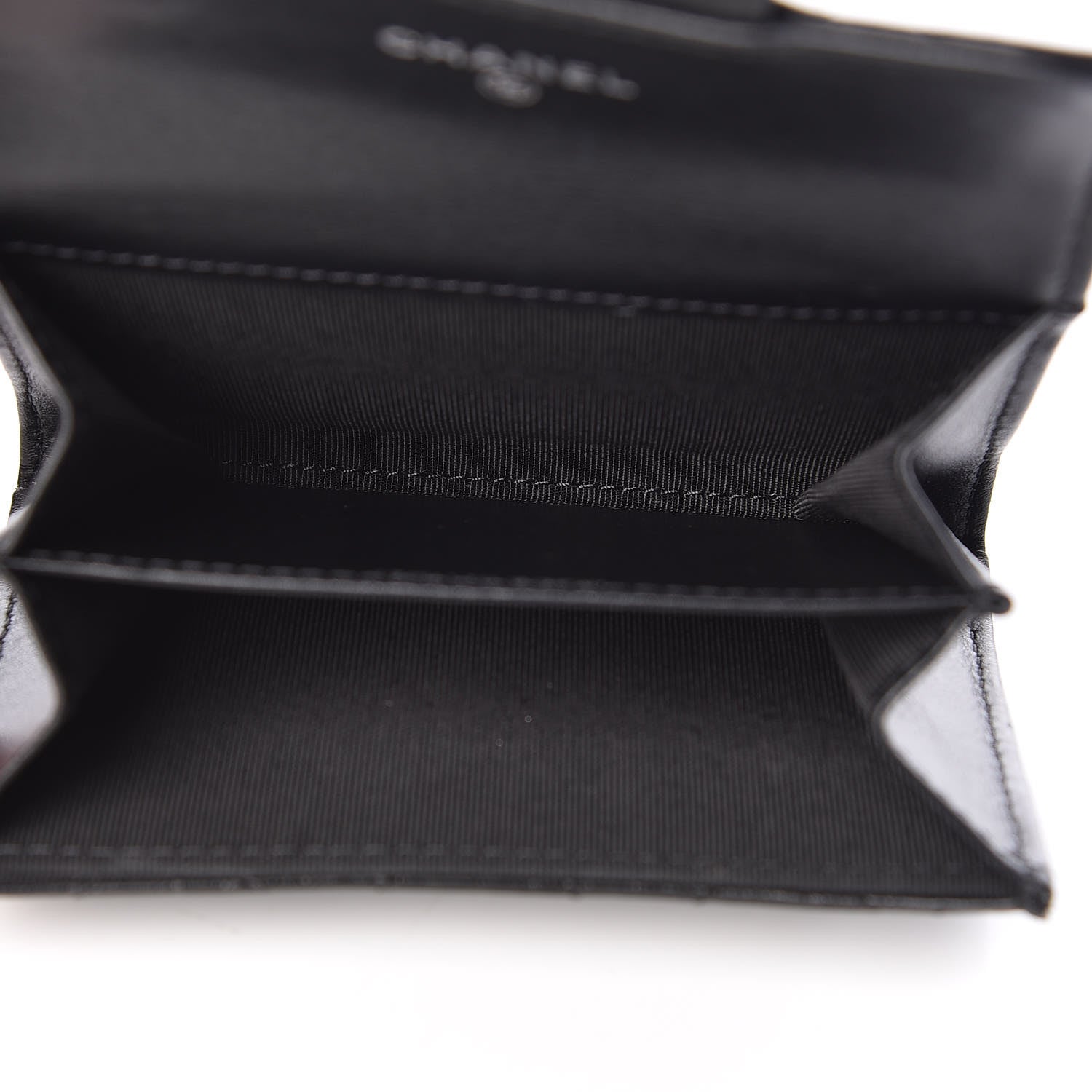 Chanel Aged Calfskin Quilted Reissue Flap Card Holder Wallet So Black 5 of 11