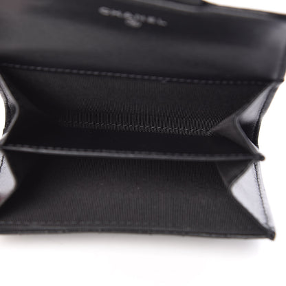 Chanel Aged Calfskin Quilted Reissue Flap Card Holder Wallet So Black 5 of 11