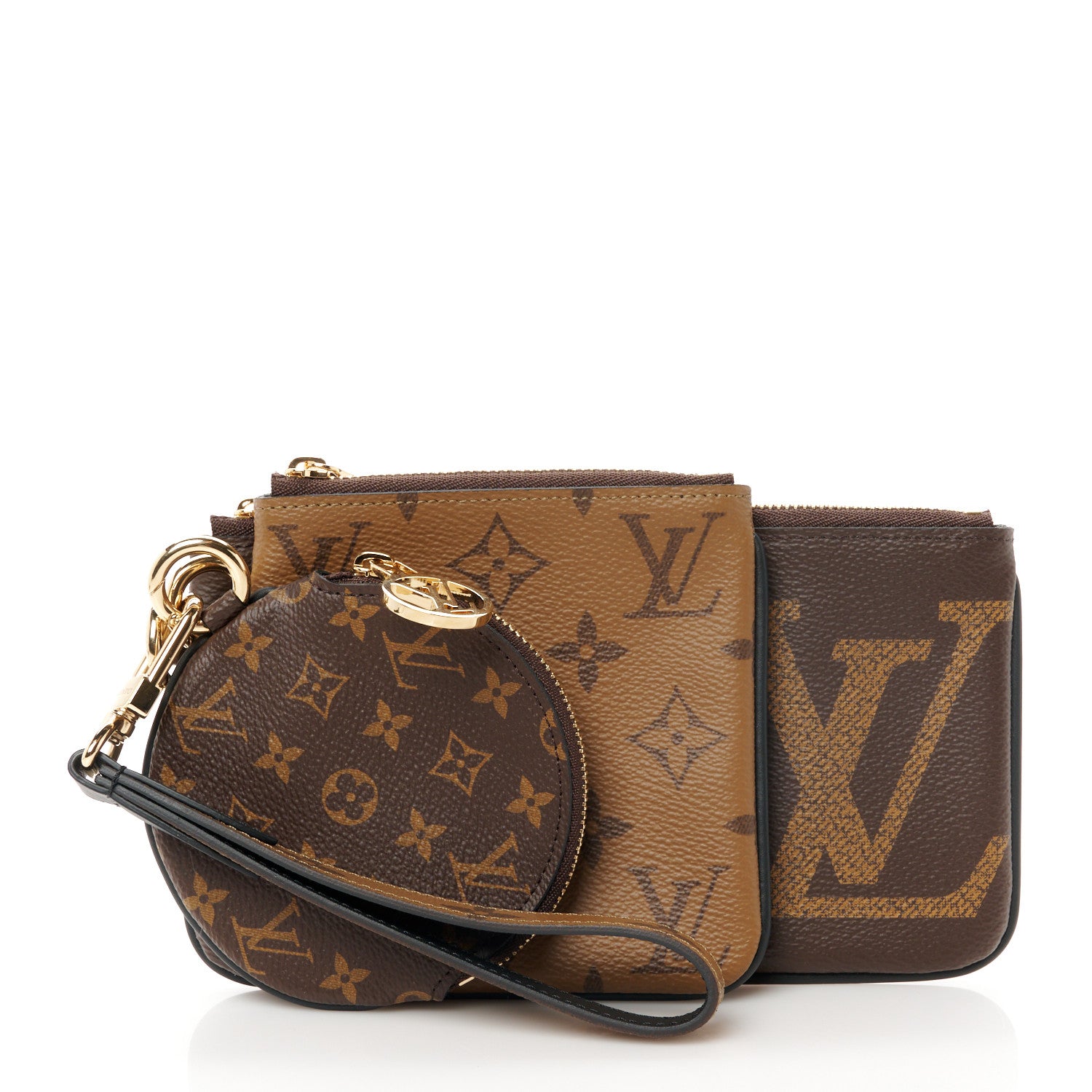 Louis Vuitton Reverse Monogram Giant Trio Pouch 1 of 13