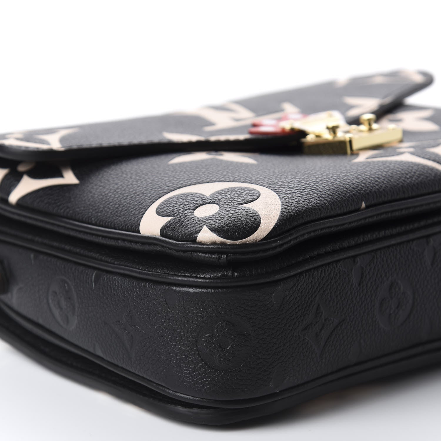 Louis Vuitton Empreinte Monogram Giant Crafty Pochette Metis Black Creme 5 of 8