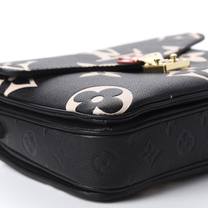 Louis Vuitton Empreinte Monogram Giant Crafty Pochette Metis Black Creme 5 of 8