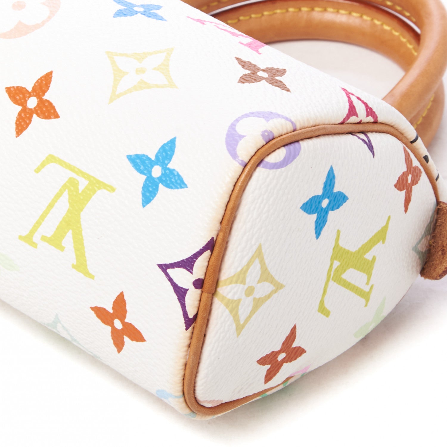 Louis Vuitton Monogram Multicolor Mini Sac HL Speedy White 4 of 7