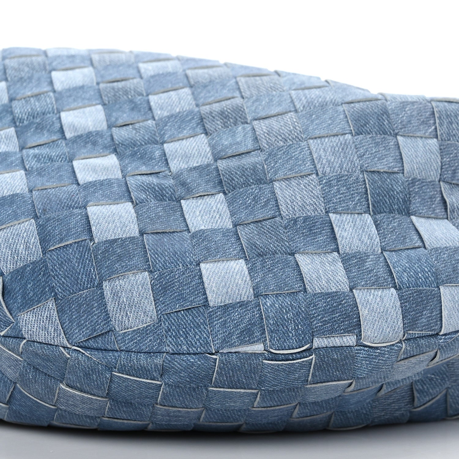 Bottega Veneta Nappa Denim Effect Intrecciato Teen Jodie Hobo Denim 5 of 8