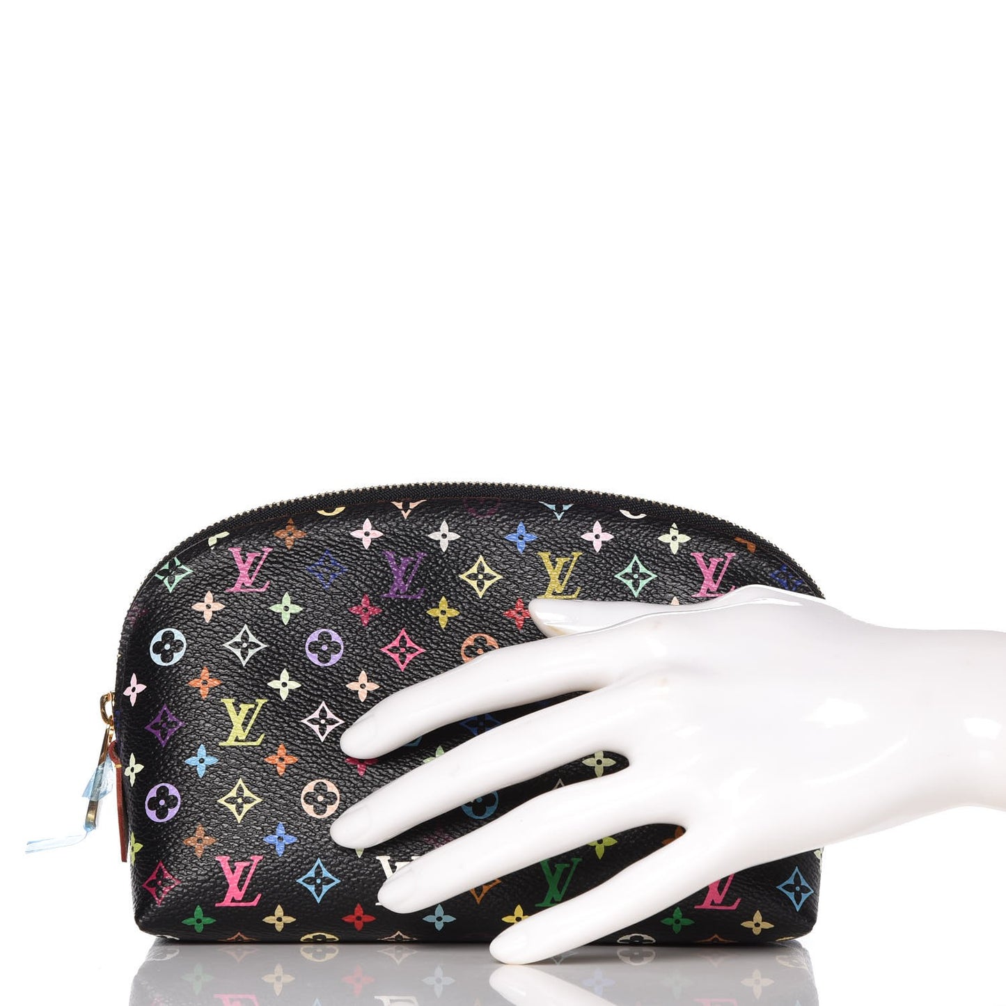 Monogram Multicolor Cosmetic Pouch Black Grenade