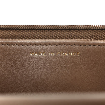Chanel Caviar Quilted CC Turnlock Wallet On Chain WOC Brown 7 of 11