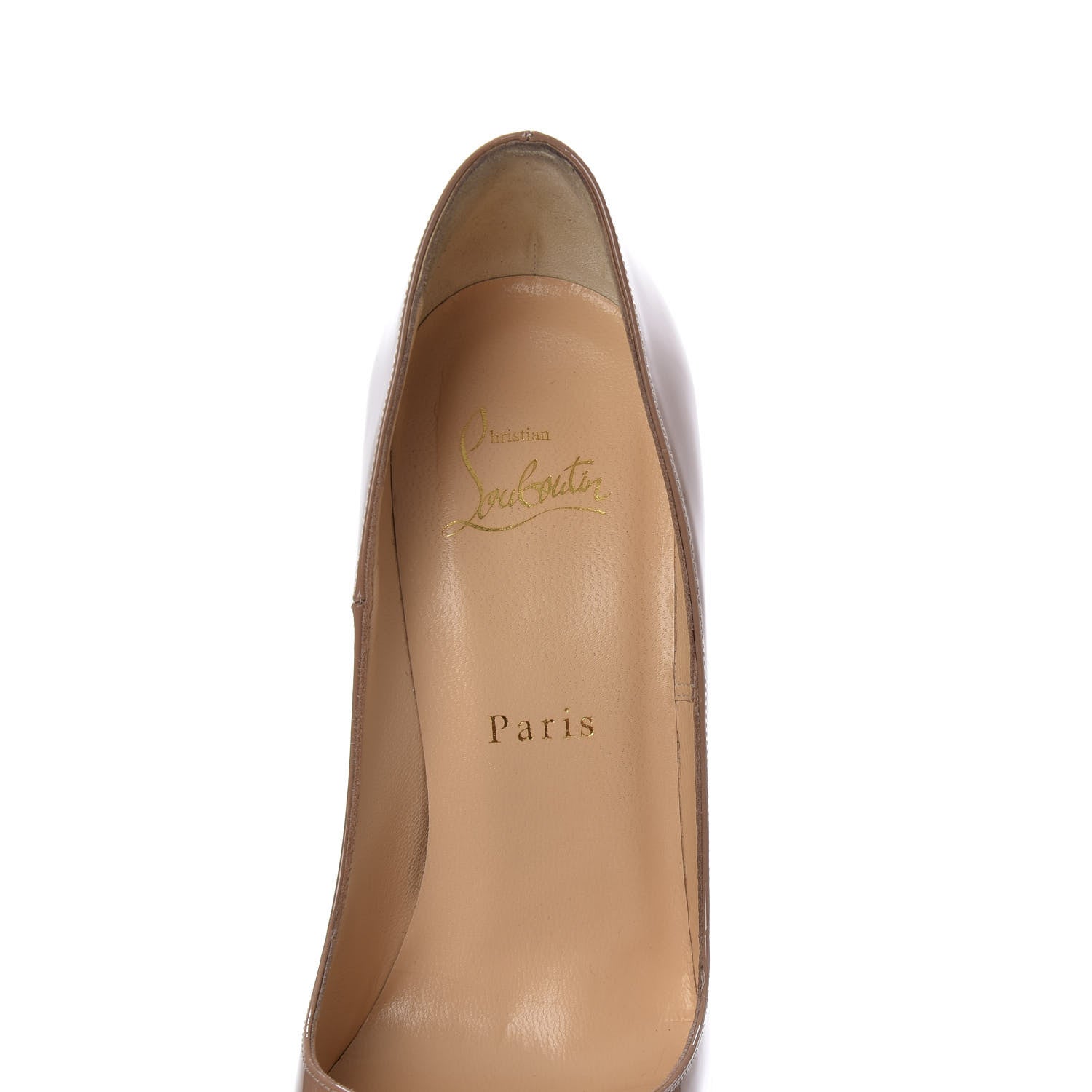 Christian Louboutin Patent So Kate 120 Pumps 37 Nude 8 of 13