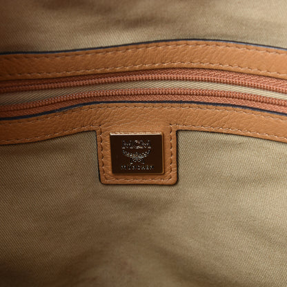 MCM Visetos Essential Drawstring Bucket Bag Cognac 6 of 11