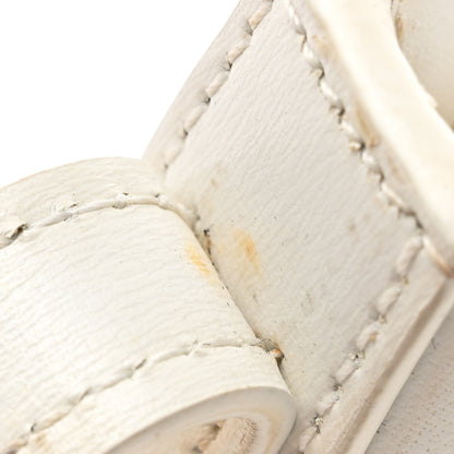 Celine Shiny Calfskin Medium Croque Bag Artic White 14 of 18