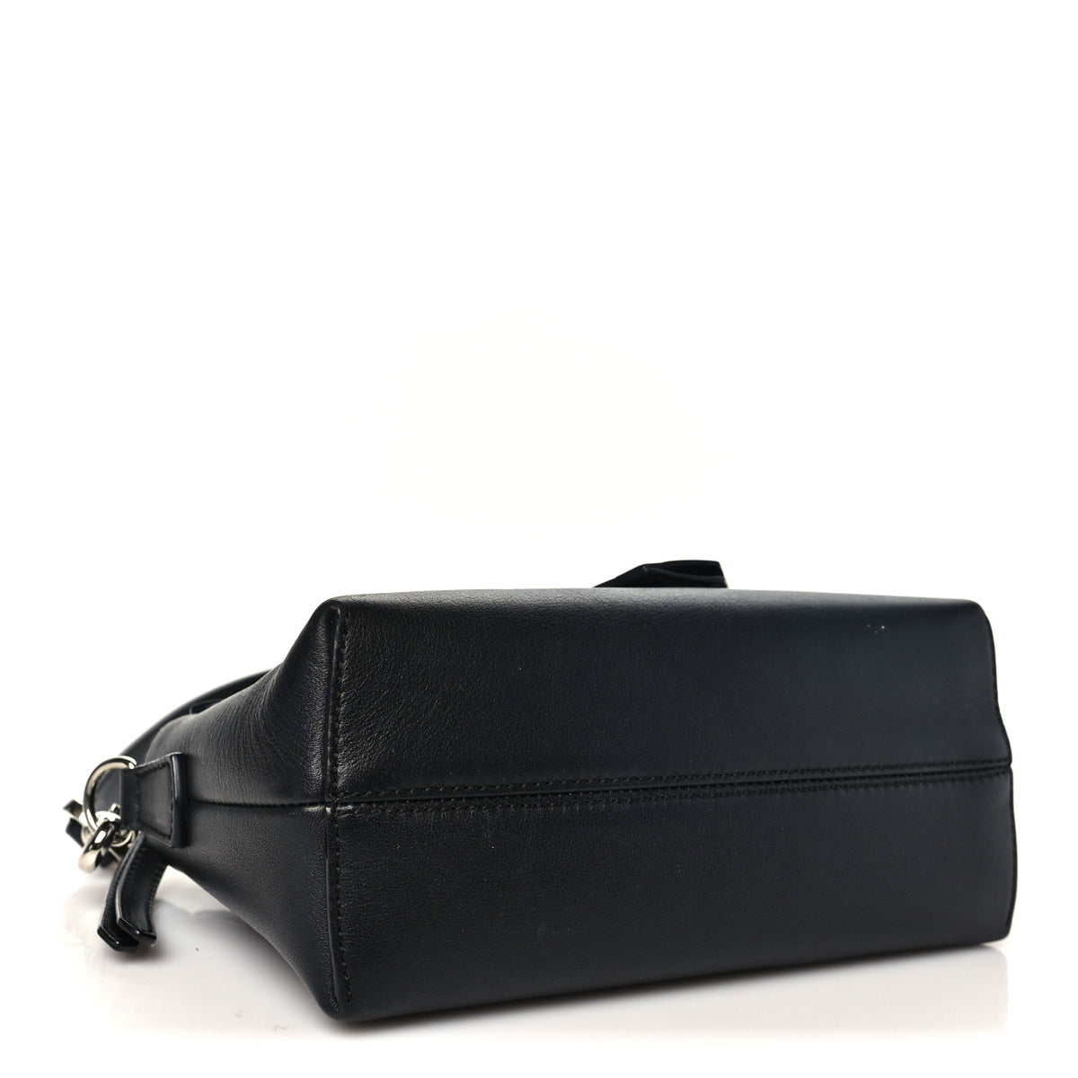 Vitello Dolce Bi-Color FF 1974 Embossed Mini By The Way Boston Bag Black Maya