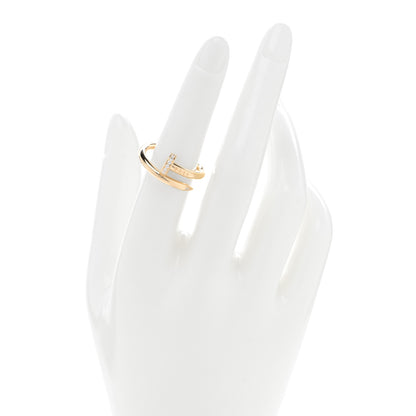 Cartier 18K Yellow Gold Diamond Juste Un Clou Ring 54 7 2 of 4